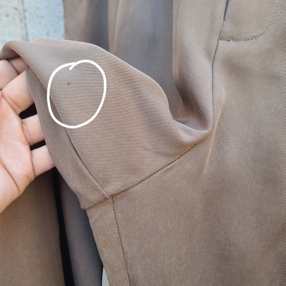 Reformation | Mason Trouser Pant in Mushroom Size 8 - Picture 6 of 11